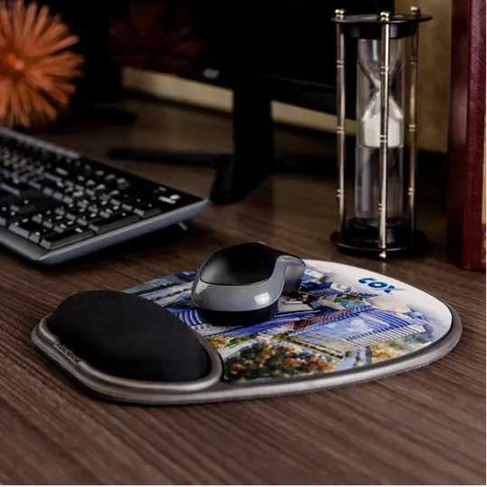 Eco-Rest™ Mouse Pad with Memory Foam Wrist Rest