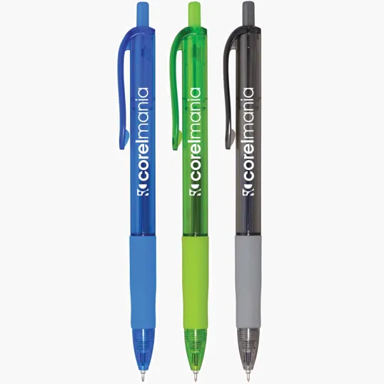 FinaGel Retractable Gel Pen with Rubber Comfort Grip