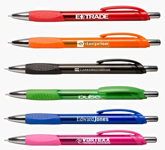 Macaw® Retractable Ballpoint Pen with Rubber Grip