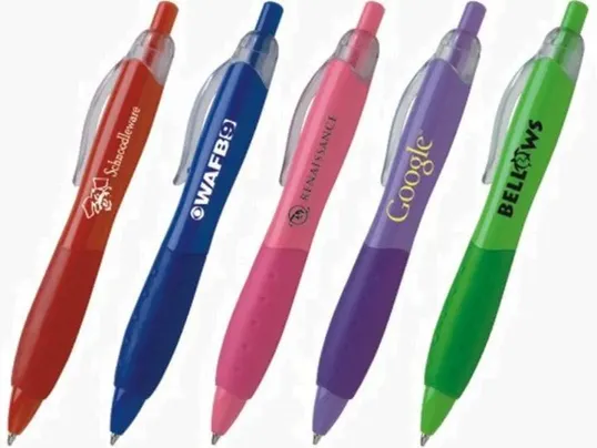 Piper Plastic Ballpoint Pen with Comfort Grip