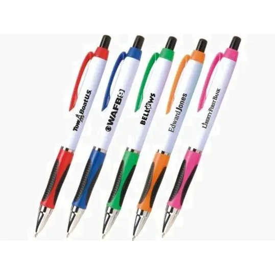 Sprite® Retractable Ballpoint Pen, White Barrel