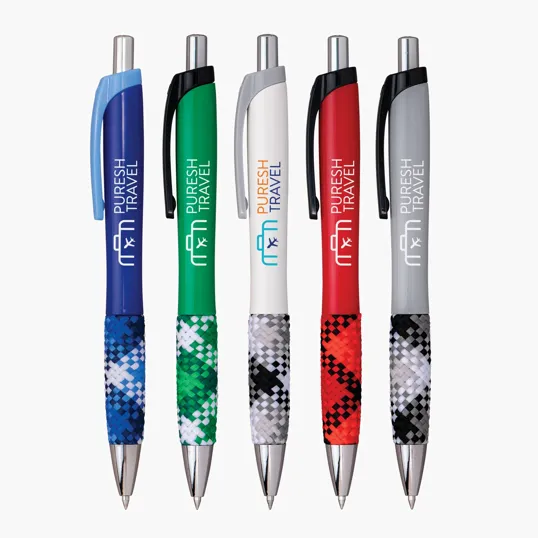 Cardigan Plaid Fabric Gel Pen