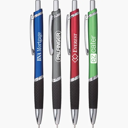 Xeedee® Pen, Push Retractable Ballpoint with Houndstooth Grip