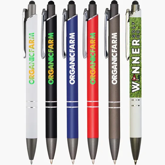 Gemini Pure Metal Stylus Pen with Antimicrobial Finish