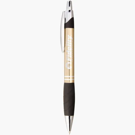 Newport Metal Ballpoint Pen with Rubber Grip