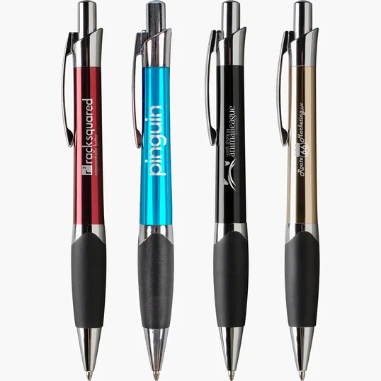 Imprezza Metal Ballpoint Pen with Jumbo Rubber Grip