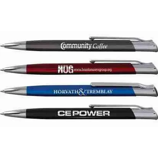 Varrago® Metal Ballpoint Pen, Push Retractable