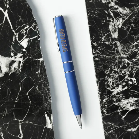 The Boss Pen Rubberized Brass Ballpoint Pen