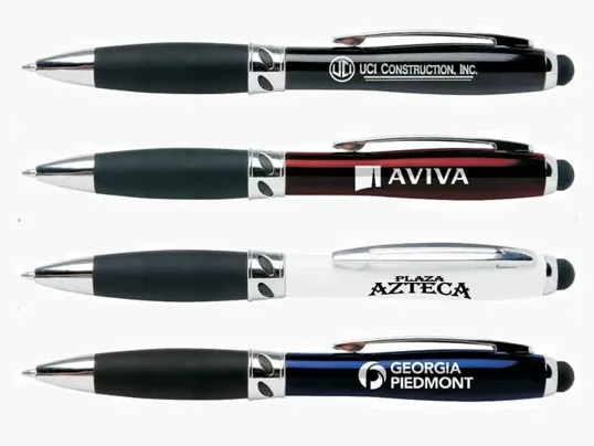 Zonita® Stylus Pen, Twist-Action Aluminum Ballpoint