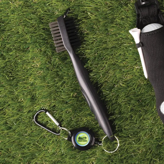 Fairway Golf Cleaning Tool with Retractable Reel