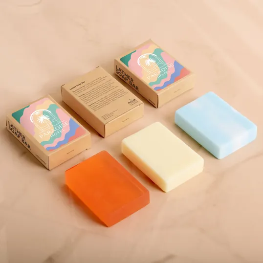 Lather Soap Bar in Kraft Paper Box