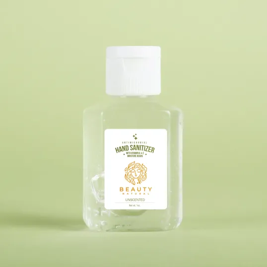 Hand Sanitizer Gel, 1 oz Rectangle Bottle