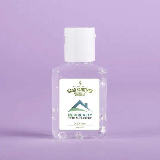 Hand Sanitizer Gel, 0.5 oz Flip-Top Bottle