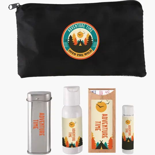 Outdoorsy Small Kit with Mesh Bag and Personal Care Essentials