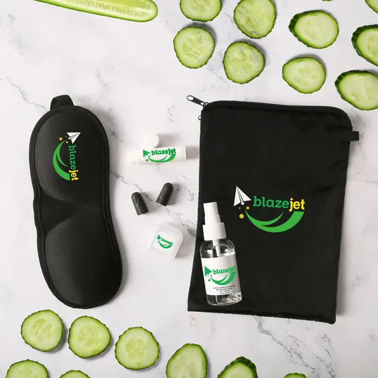 Sleep In Kit with Mesh Bag and Sleep Mask