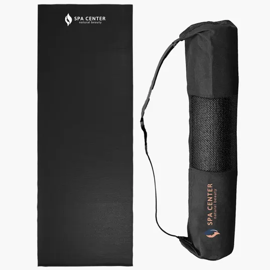 6mm PVC Yoga Mat with Polyester Carry Bag