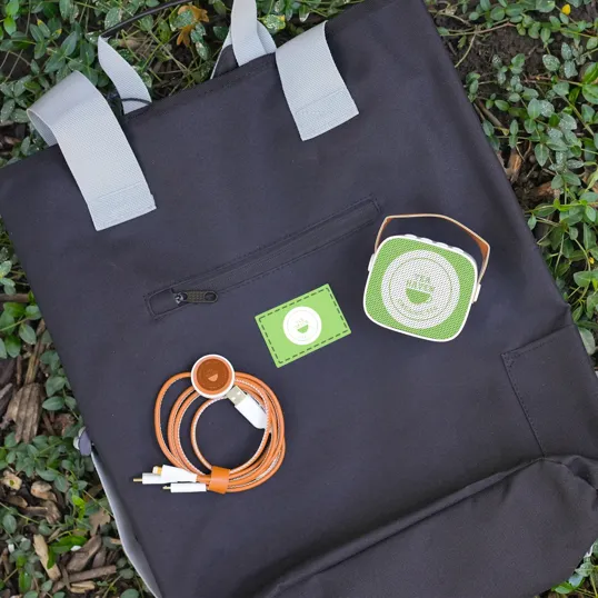 Travel Rocks Kit with Tote, Wireless Speaker, and Charging Cable