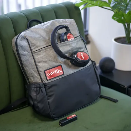 Transit Kit with Backpack, Headphones, and Power Bank