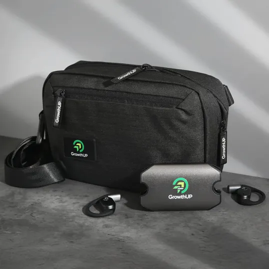 City Walk Kit with Tech Sling and Wireless Earbuds