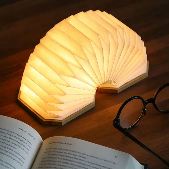 Accordio Light Bamboo Accordion LED Lamp