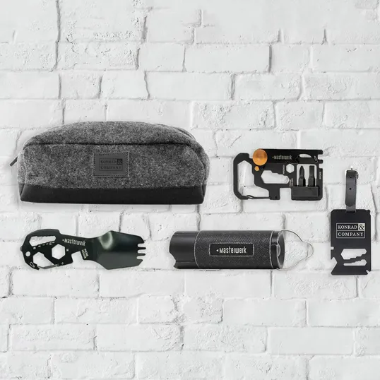 Sitka Bundle with Barrow Torch Lantern, Diggins Dopp, Barrow Tool, Spork, and Tag