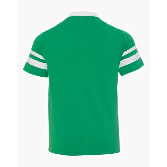 Augusta Sportswear Youth V-Neck Jersey with Striped Sleeves — view 18