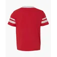 Augusta Sportswear Youth V-Neck Jersey with Striped Sleeves — view 21
