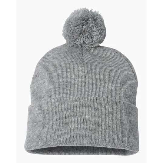 Sportsman 12" Pom-Pom Cuffed Beanie — view 20