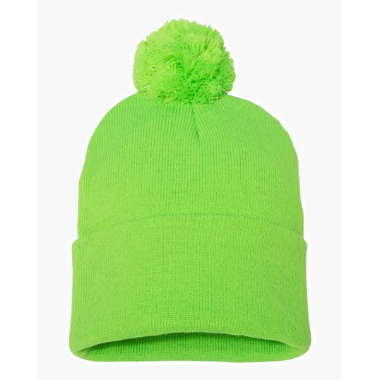 Sportsman 12" Pom-Pom Cuffed Beanie — view 25