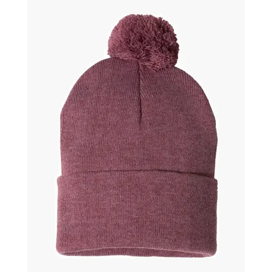Sportsman 12" Pom-Pom Cuffed Beanie — view 12