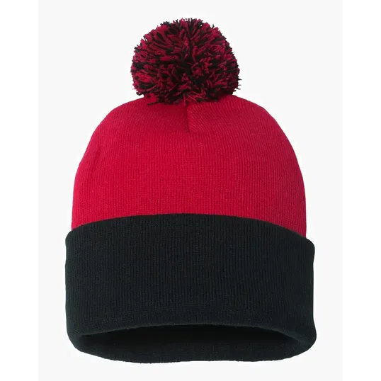 Sportsman 12" Pom-Pom Cuffed Beanie — view 28
