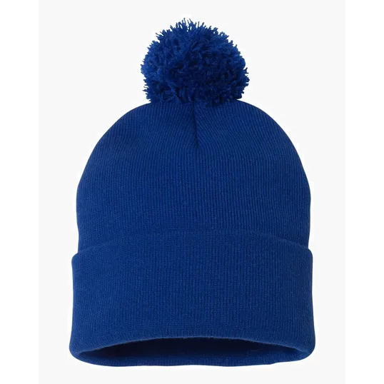 Sportsman 12" Pom-Pom Cuffed Beanie — view 30