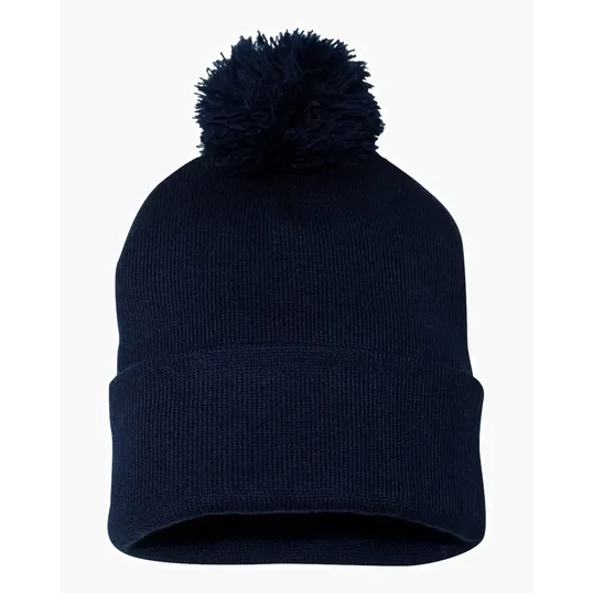 Sportsman 12" Pom-Pom Cuffed Beanie — view 21