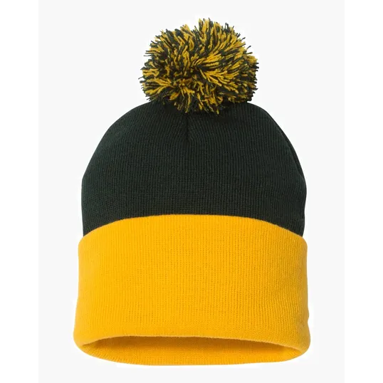 Sportsman 12" Pom-Pom Cuffed Beanie — view 10