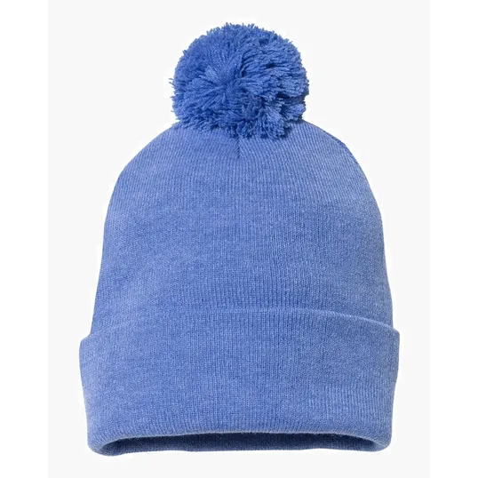 Sportsman 12" Pom-Pom Cuffed Beanie — view 19