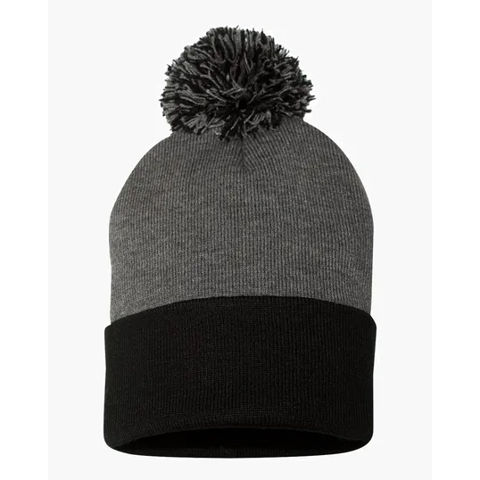Sportsman 12" Pom-Pom Cuffed Beanie — view 6