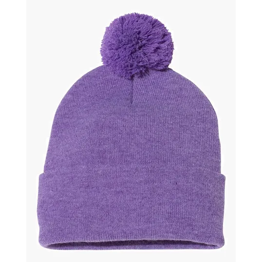 Sportsman 12" Pom-Pom Cuffed Beanie — view 17