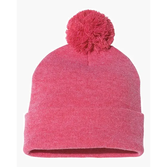 Sportsman 12" Pom-Pom Cuffed Beanie — view 18