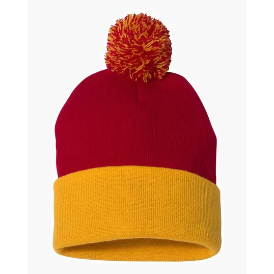 Sportsman 12" Pom-Pom Cuffed Beanie — view 29