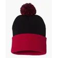 Sportsman 12" Pom-Pom Cuffed Beanie — view 4