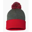Sportsman 12" Pom-Pom Cuffed Beanie — view 8