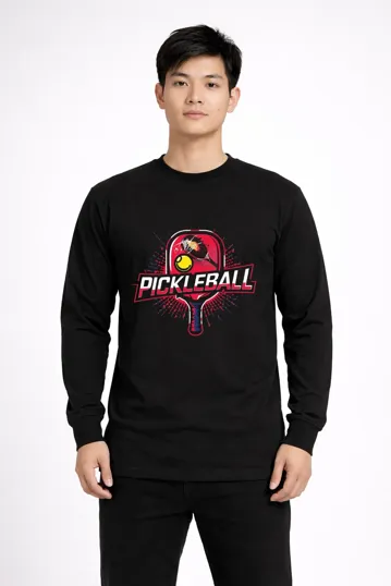 FWJ1989 League Midweight Long Sleeve Tee - Black