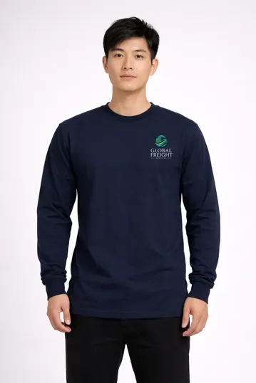 FWJ1989 League Midweight Long Sleeve Tee - Navy
