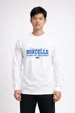FWJ1989 League Midweight Long Sleeve Tee - White