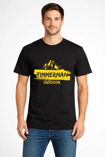 FWJ1996 Gilmore Lightweight Tee - Black