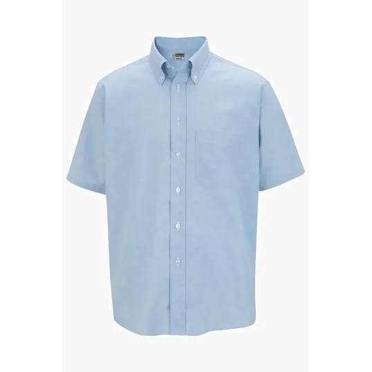 Easy Care Oxford Short Sleeve Men's Dress Shirt — view 2