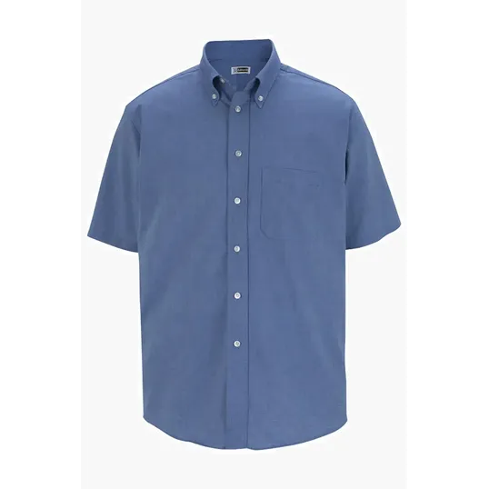 Easy Care Oxford Short Sleeve Men's Dress Shirt — view 7