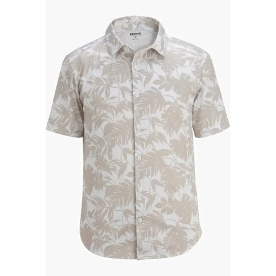 Mini Pique Unisex Camp Shirt — view 2
