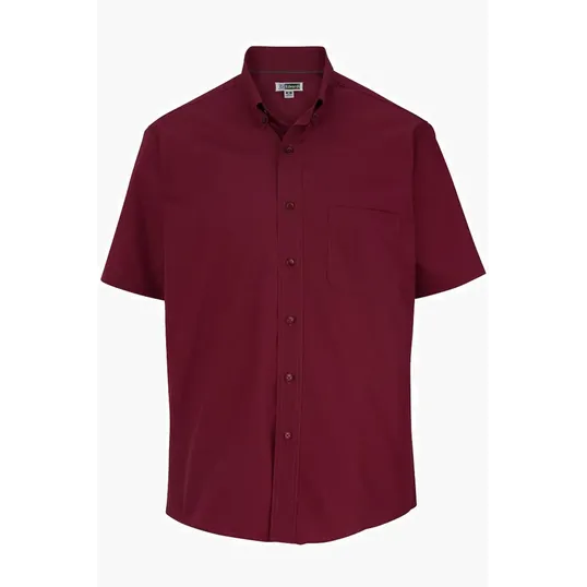 Lightweight Poplin Short Sleeve Men's Shirt — view 6