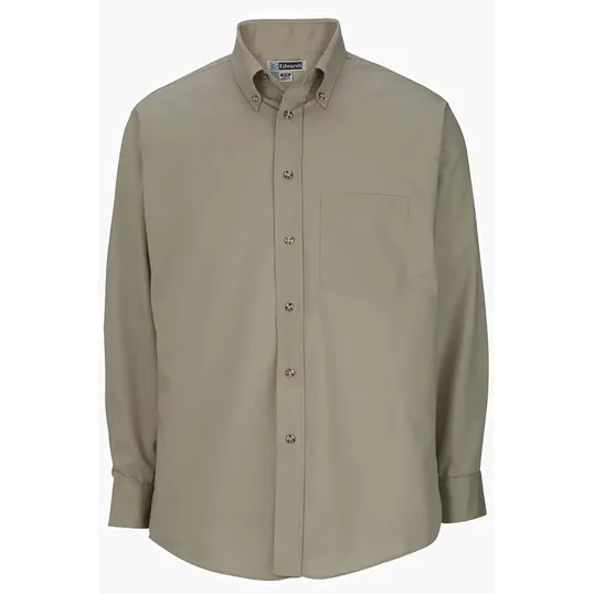 Easy Care Poplin Long Sleeve Men's Shirt — view 2